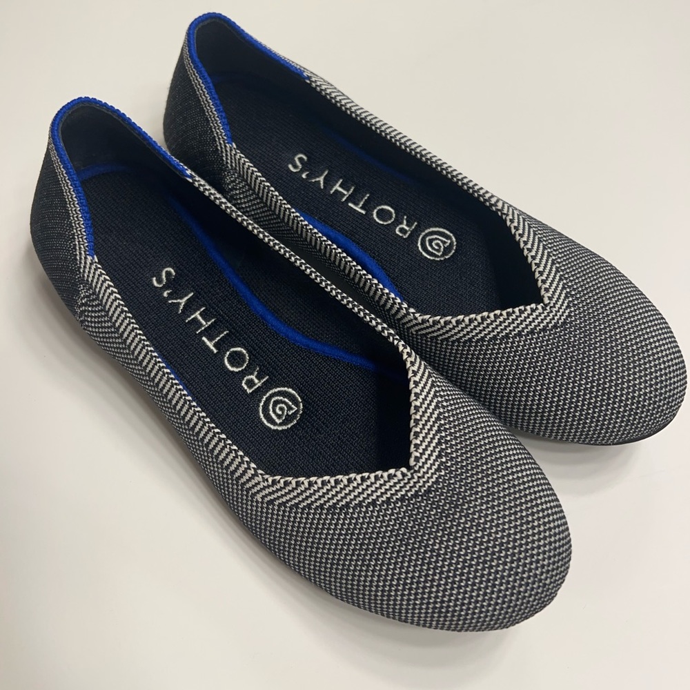 Rothy’s The flat Gray Birdseye. Size 5.5